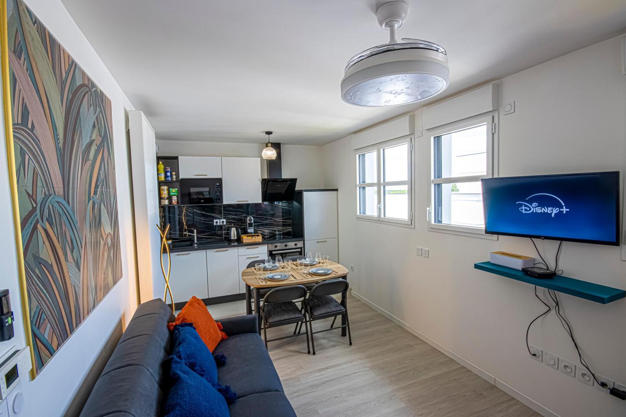 Cosy Aux Portes De - 5 Pers Apartment Chessy (Seine-et-Marne)